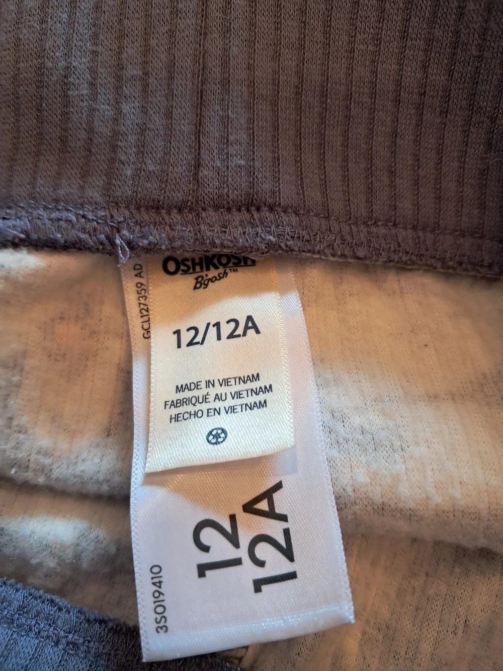 OshKosh B'gosh Gray Floral Leggings